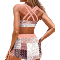 Stylish bikini set with skirt - Elena-Pink-S-State of Style