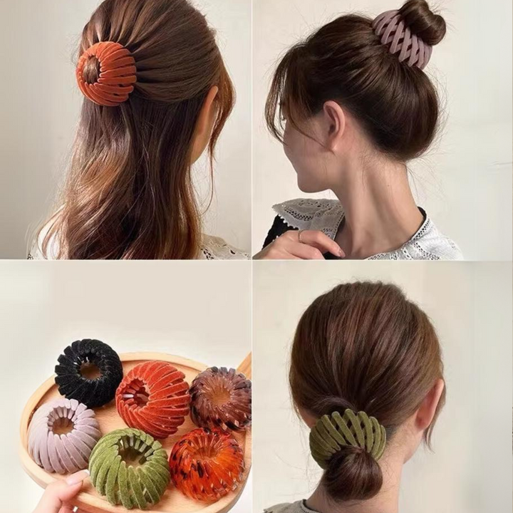 Stylish Bird's Nest Hair Clips - Set of 3-Set 1-State of Style