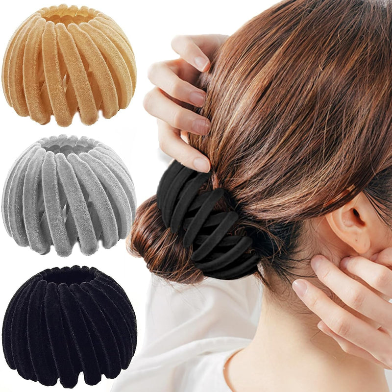 Stylish Bird's Nest Hair Clips - Set of 3-Set 3-State of Style