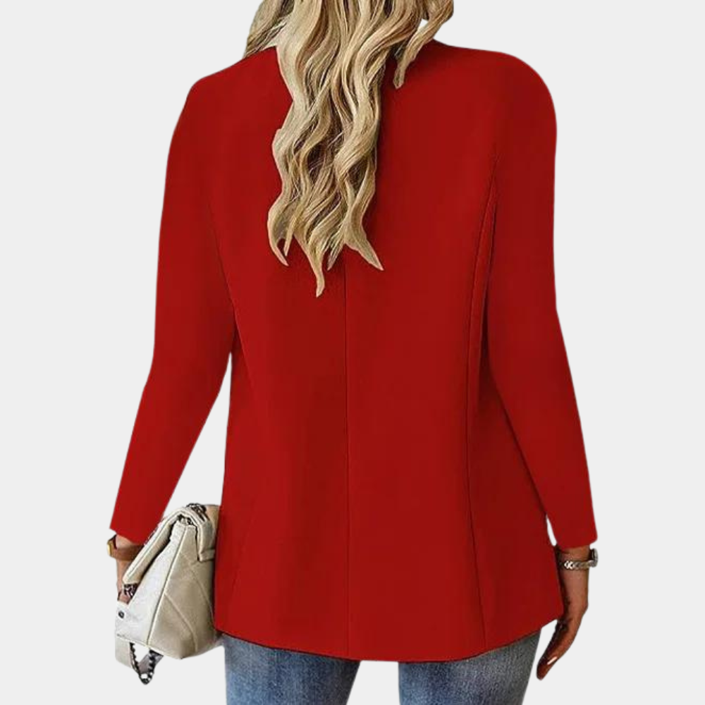 Stylish Blazer for Ladies - Juliette-Apricot-XS-State of Style