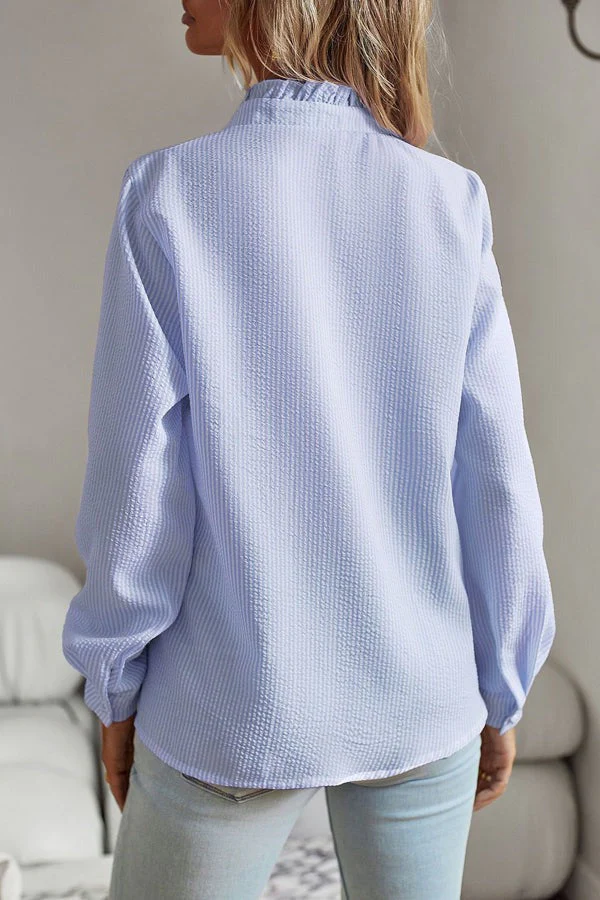 Stylish Blue Blouse - Celeste-S-State of Style