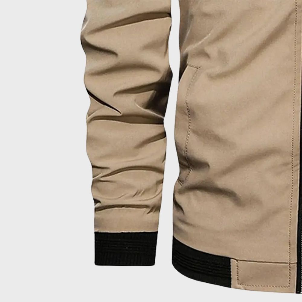 Stylish Bomber Jacket for Men - Rafa-Blue-M-State of Style