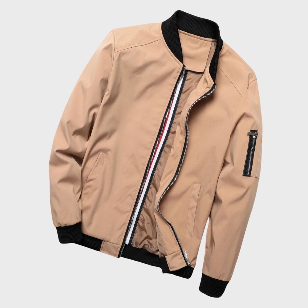 Stylish Bomber Jacket for Men - Rafa-Blue-M-State of Style