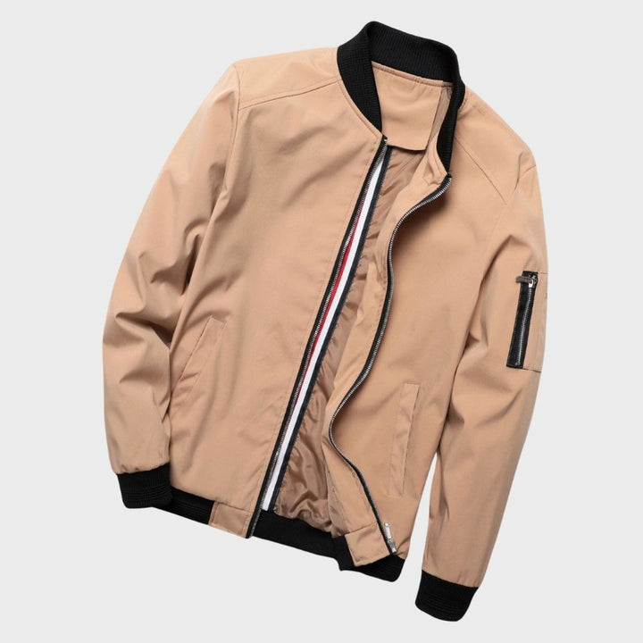 Stylish Bomber Jacket for Men - Rafa-Blue-M-State of Style