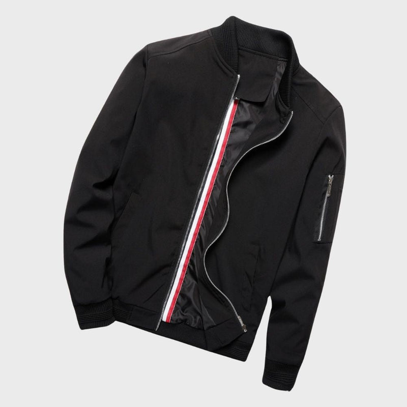 Stylish Bomber Jacket for Men - Rafa-Blue-M-State of Style