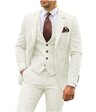 Stylish Business Outfit for Men (Jacket + Trousers) - Victor-White-XS-State of Style