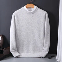 Stylish Cashmere Men's Sweater - Theo-Black-M-State of Style