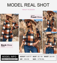 Stylish Casual Checked Ladies' Blouse - Lara-Black-S-State of Style