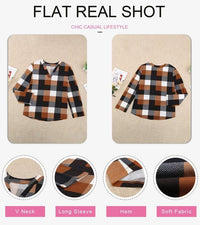Stylish Casual Checked Ladies' Blouse - Lara-Black-S-State of Style