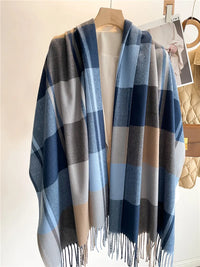 Stylish Checked Women's Scarf - Liora-Pink-State of Style