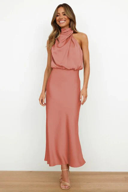 Stylish Cocktail Dress - Mila-Pink-S-State of Style