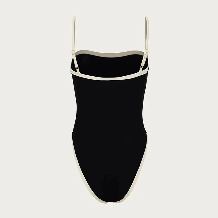 Stylish Colour Block Swimsuit – Sena-White-XS-State of Style