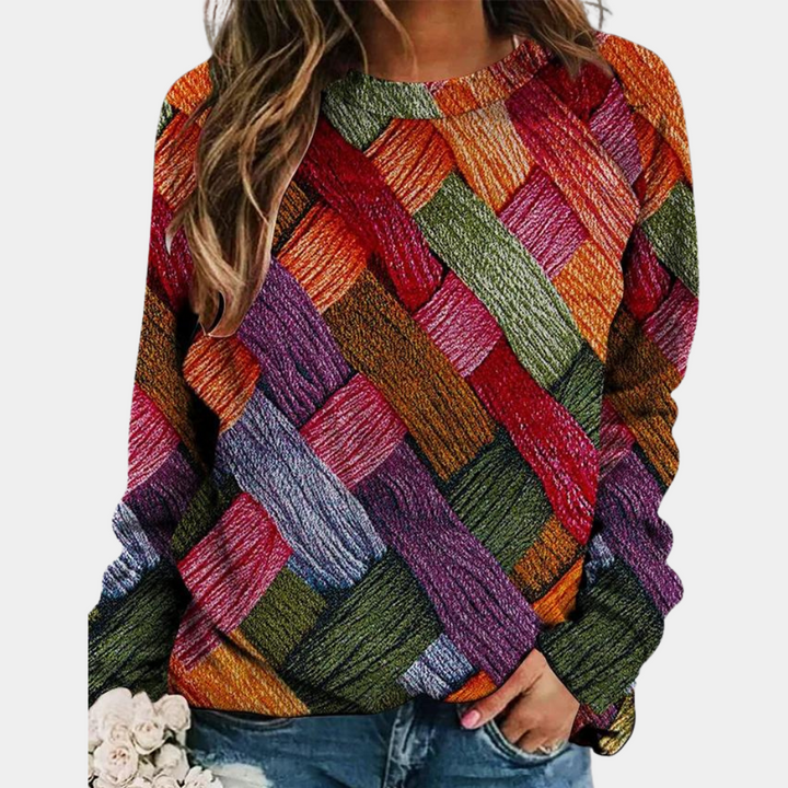 Stylish Coloured Ladies Sweater - Camilla-Orange-XS-State of Style
