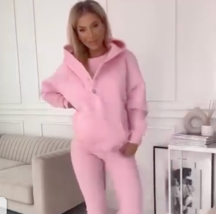 Stylish Comfort Set for Ladies – Elvira-Pink-S-State of Style