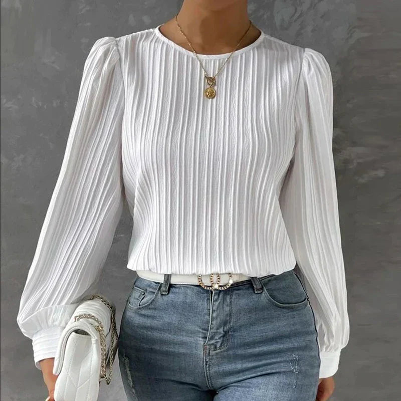 Stylish Comfortable Women's Sweater - Evelina-White-S-State of Style
