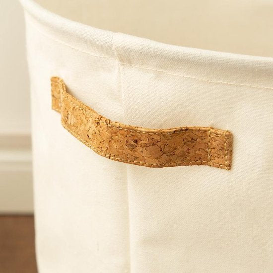Stylish Cotton Linen Wash and Toy Basket - EcoNest-State of Style