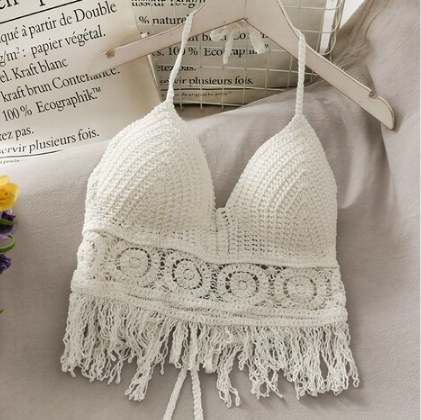 Stylish Crop Top Bra | Trendy & Supportive Design-White-State of Style