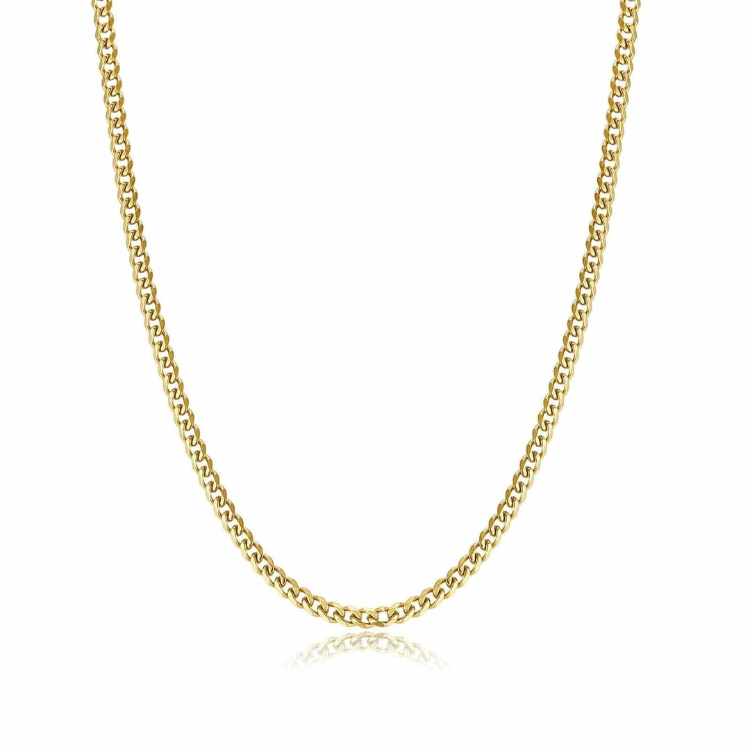 Stylish Cuban Link Chain – Noah-Gold-3 mm-State of Style