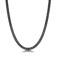 Stylish Cuban Link Necklace - Noah-Black-0.5 cm-State of Style