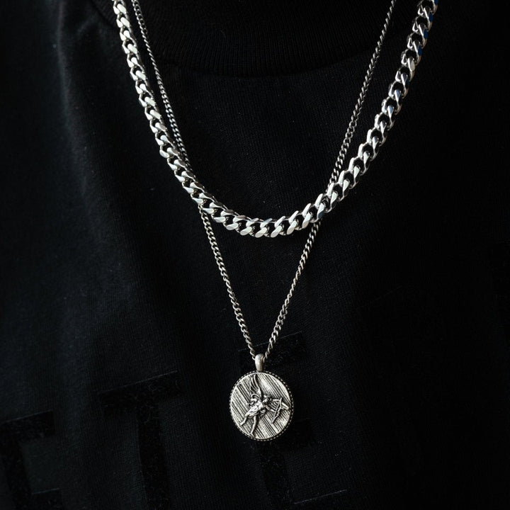 Stylish Cuban Link Necklace - Noah-Silver-0.3 cm-State of Style