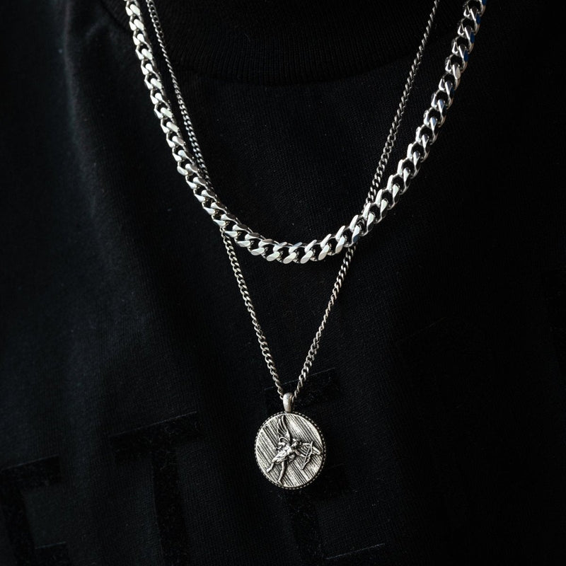 Stylish Cuban Link Necklace - Noah-Silver-0.3 cm-State of Style