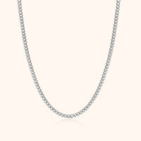 Stylish Cuban Link Necklace - Noah-Silver-0.3 cm-State of Style