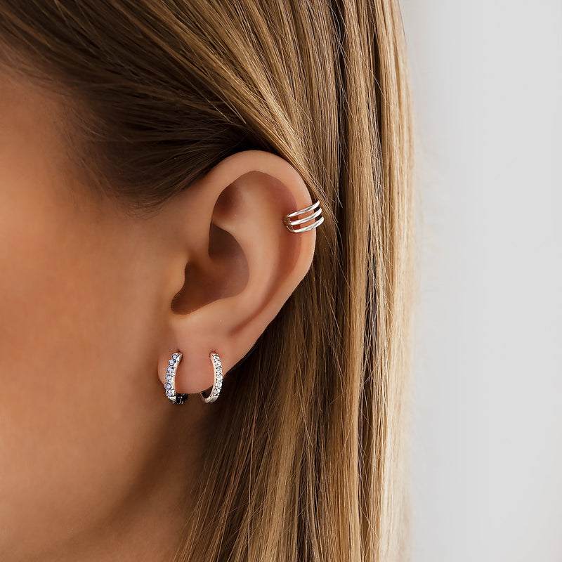 Stylish Cubic Zirconia Earrings – Mila-Silver-State of Style