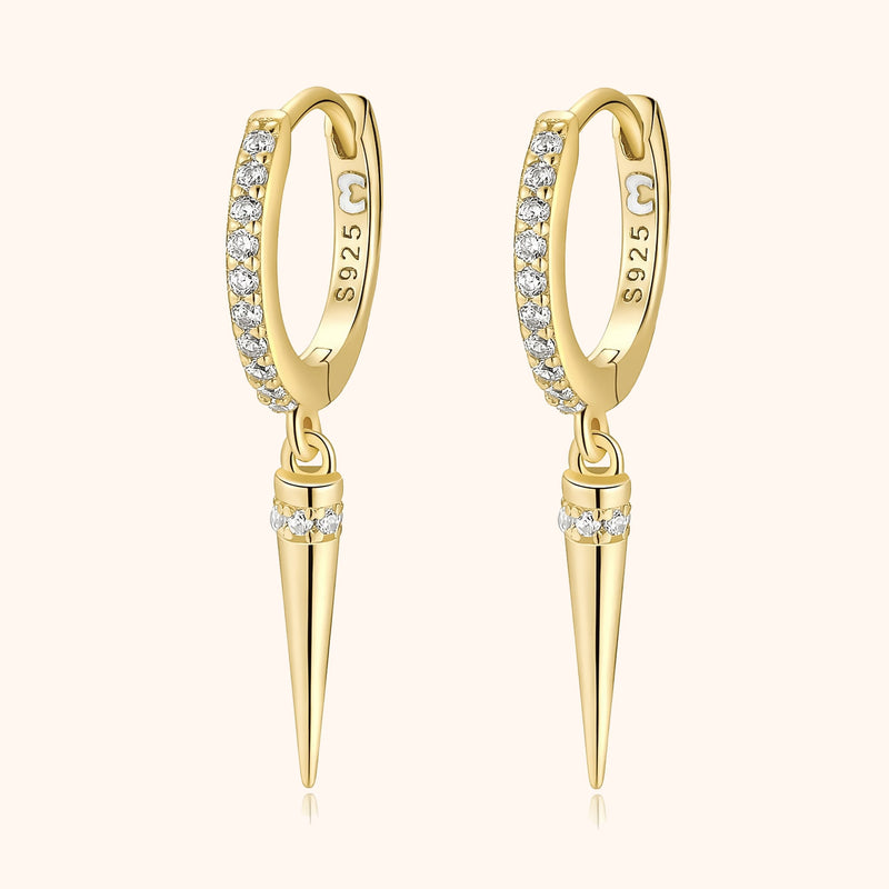Stylish Dangle Earrings - Sophia-Gold-State of Style