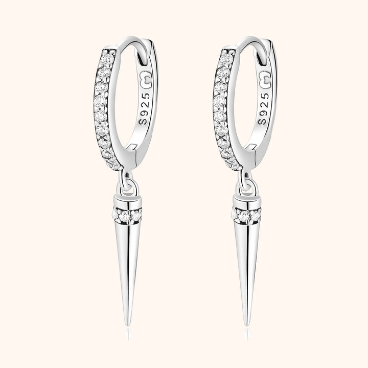 Stylish Dangle Earrings - Sophia-Silver-State of Style