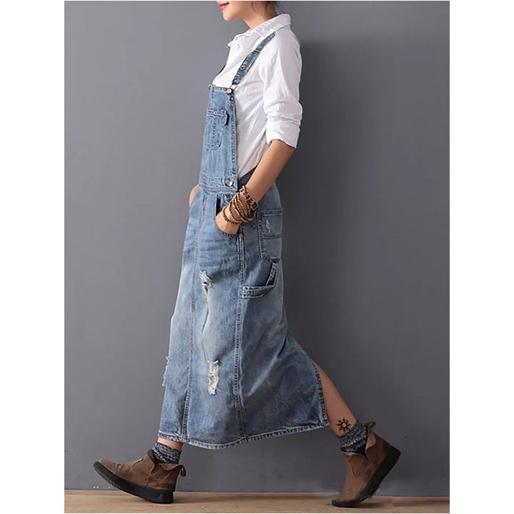 Stylish Denim Dress – Eliza-S-State of Style