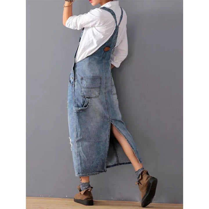 Stylish Denim Dress – Eliza-S-State of Style