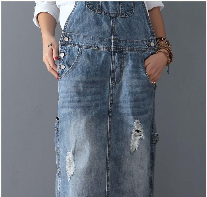 Stylish Denim Dress – Eliza-S-State of Style