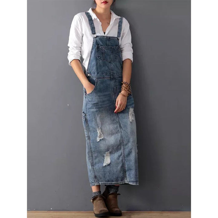 Stylish Denim Dress – Eliza-S-State of Style