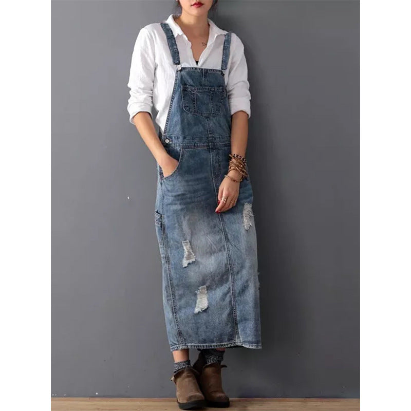 Stylish Denim Dress – Eliza-S-State of Style