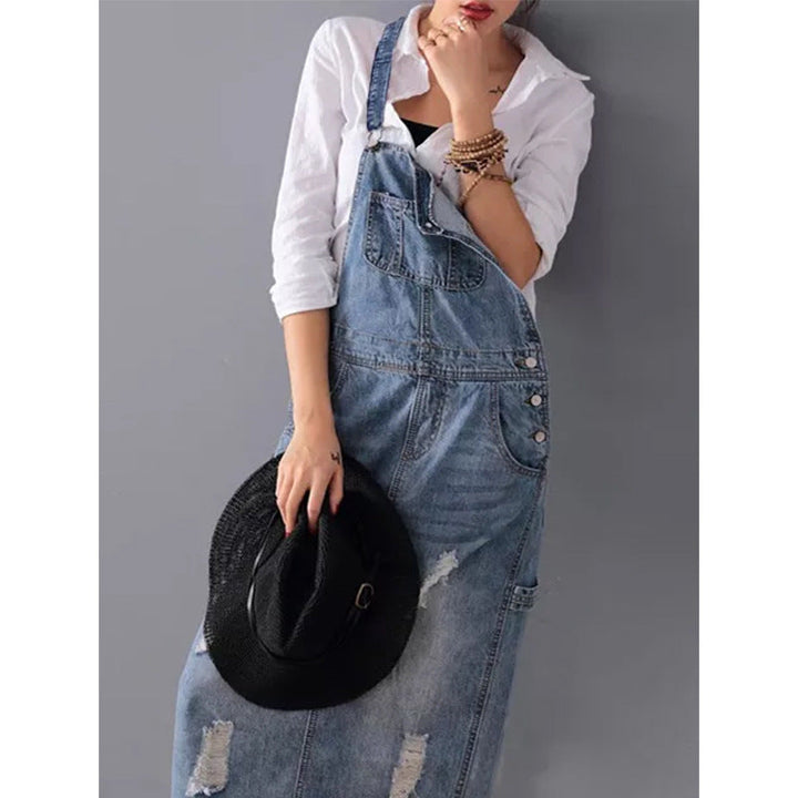 Stylish Denim Dress – Eliza-S-State of Style