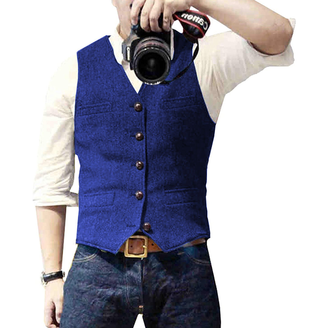 Stylish Denim Vest for Men - Mason-Blue-XS-State of Style