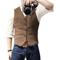 Stylish Denim Vest for Men - Mason-Brown-XS-State of Style