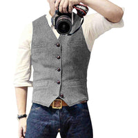 Stylish Denim Vest for Men - Mason-Grey-XS-State of Style