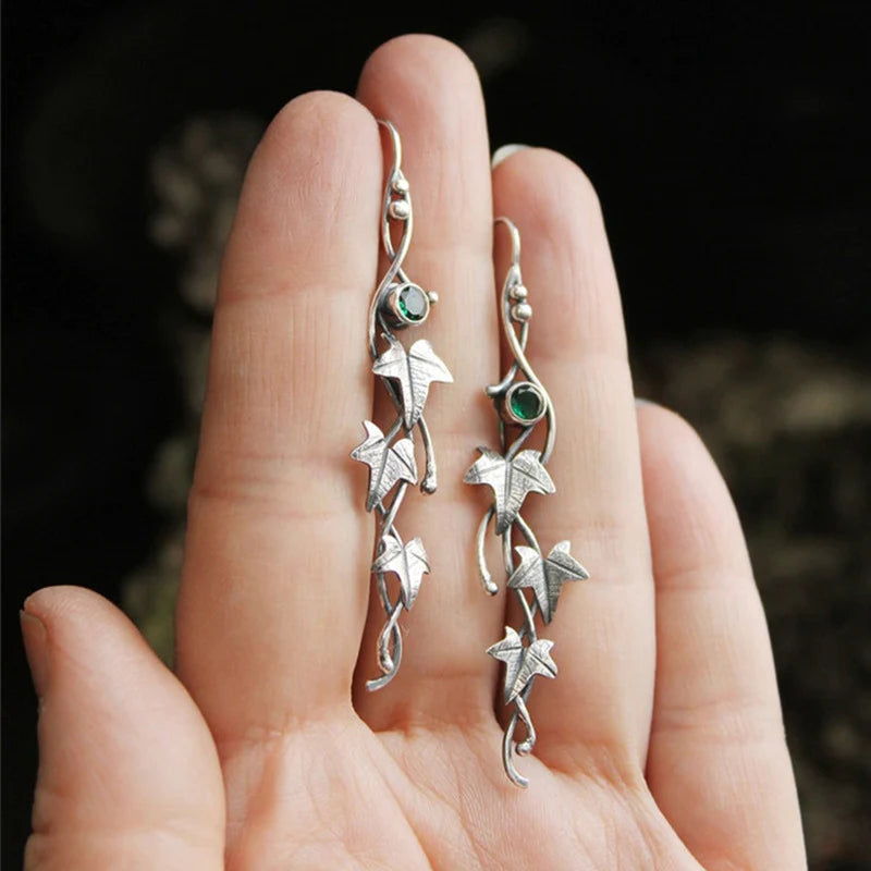 Stylish Elf Leaf Earrings - Faylinn-Green-State of Style