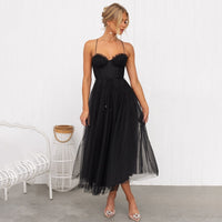 Stylish Festive Midi Dress - Luna-Pink-2XS-State of Style