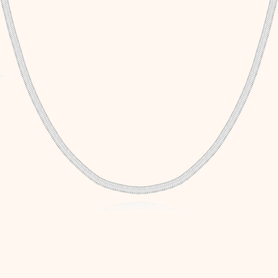 Stylish Flat Chain - Helena-Silver-State of Style