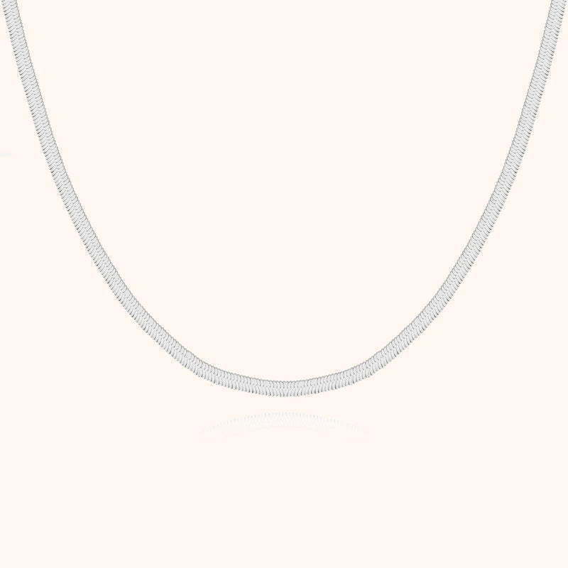 Stylish Flat Chain - Helena-Silver-State of Style