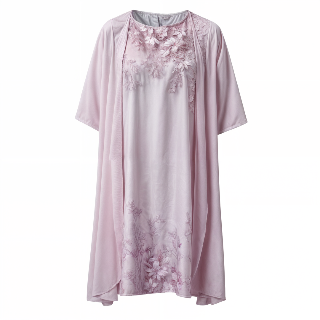 Stylish Floral A-Line Dress with Waistcoat for Women – Miray-Blue Star-M-State of Style