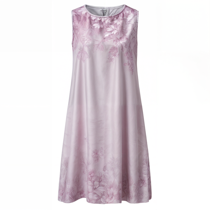 Stylish Floral A-Line Dress with Waistcoat for Women – Miray-Blue Star-M-State of Style