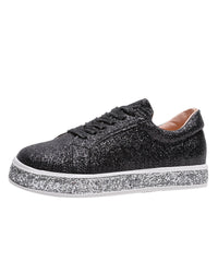 Stylish Glitter Platform Sneakers for Women - Sienna-Silver-5-State of Style