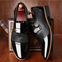 Stylish Glossy Men's Shoes - Hudson-Black-6.0-State of Style