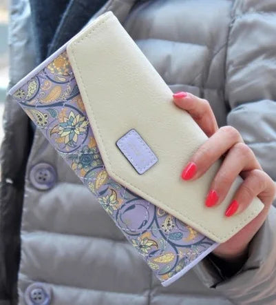 Stylish Hammock Wallet with Card Holder-Purple-State of Style