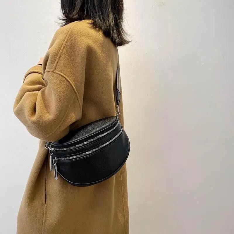 Stylish Handbag - Isla-Black-25x20x9.5 cm-State of Style