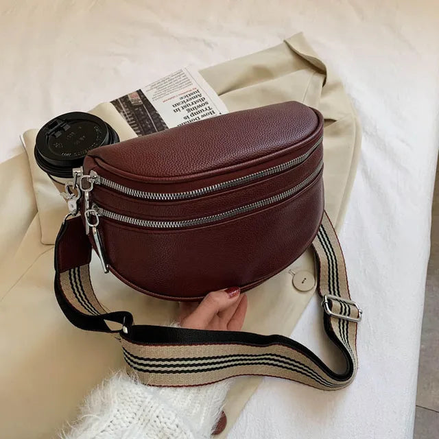 Stylish Handbag - Isla-Bordeaux Red-25x20x9.5 cm-State of Style