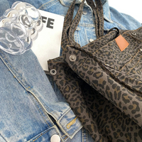 Stylish Handbag with Leopard Print - WildElegance-Black-State of Style